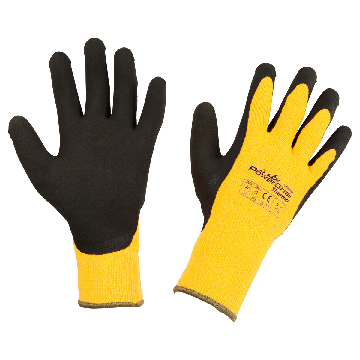 Kerbl Arbeitshandschuh Power Grab Thermo gelb Größe 7/S | 269696
