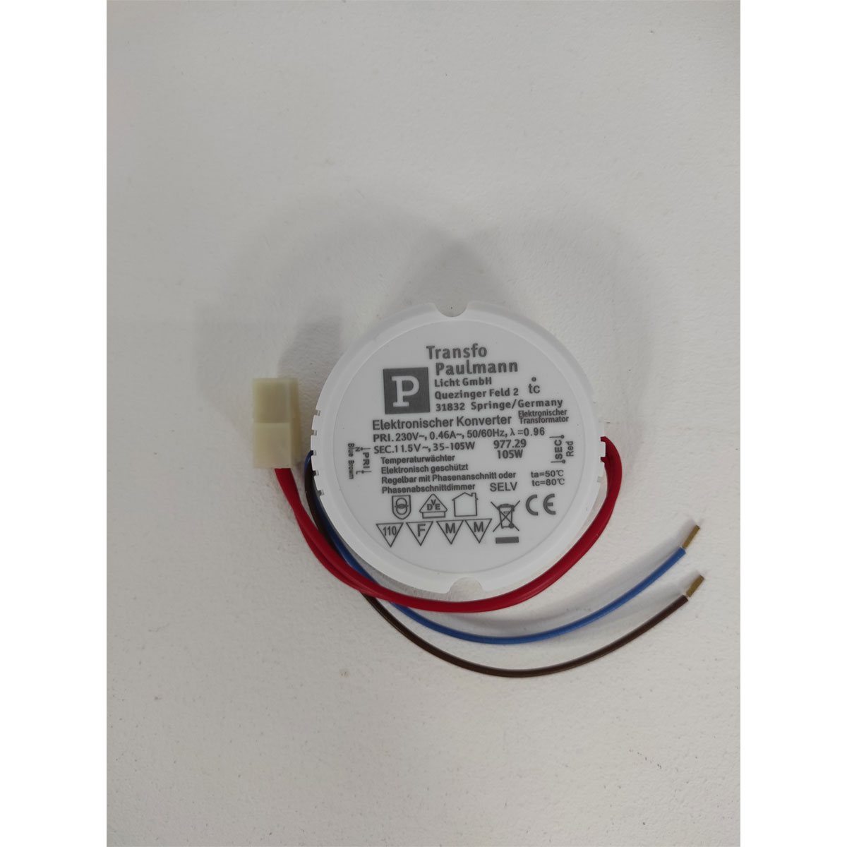 Paulmann Disc-Elektronic-Trafo VDE 35-105W | 316632