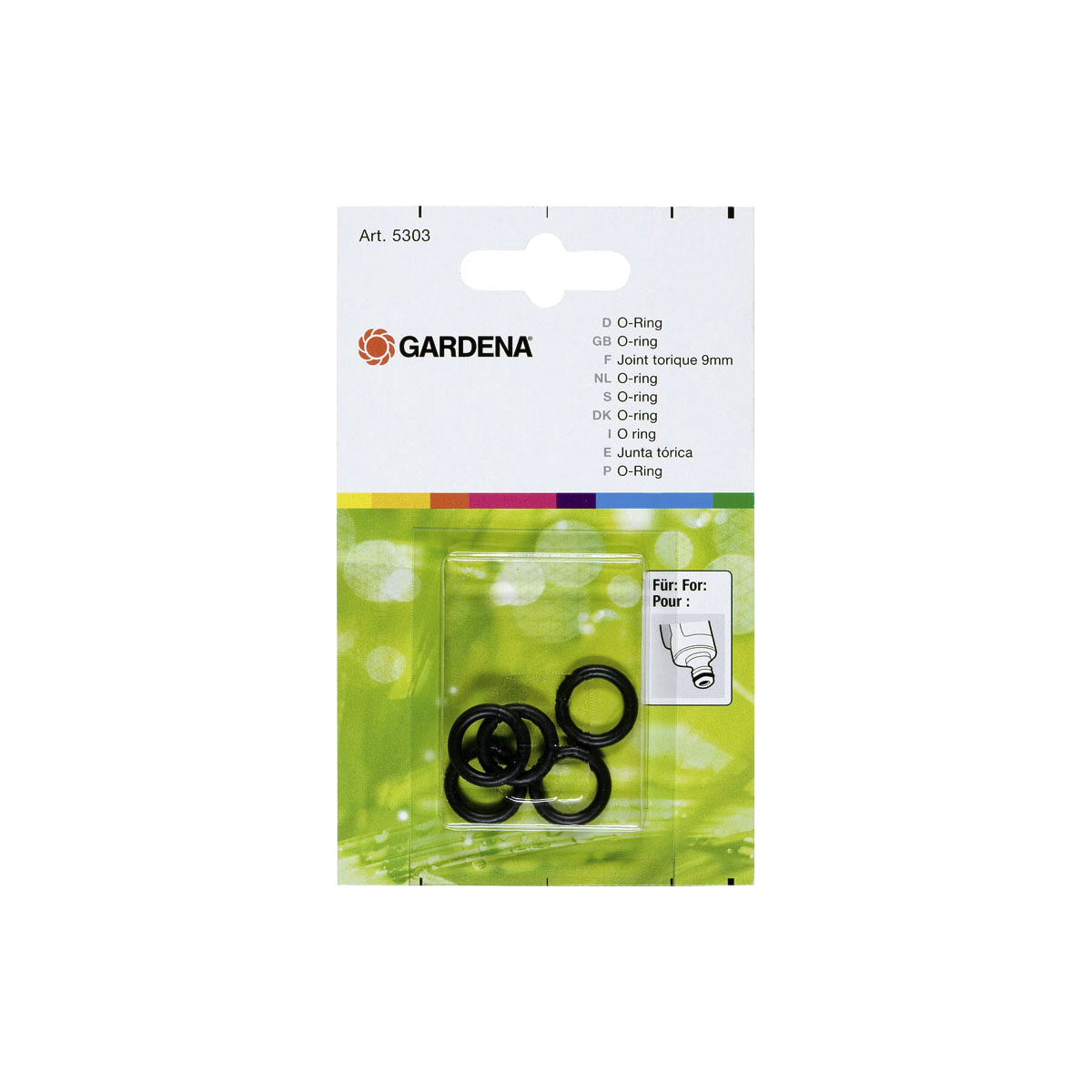 Gardena  Ersatzring für Gartendusche O-Ring 9 mm | 333174
