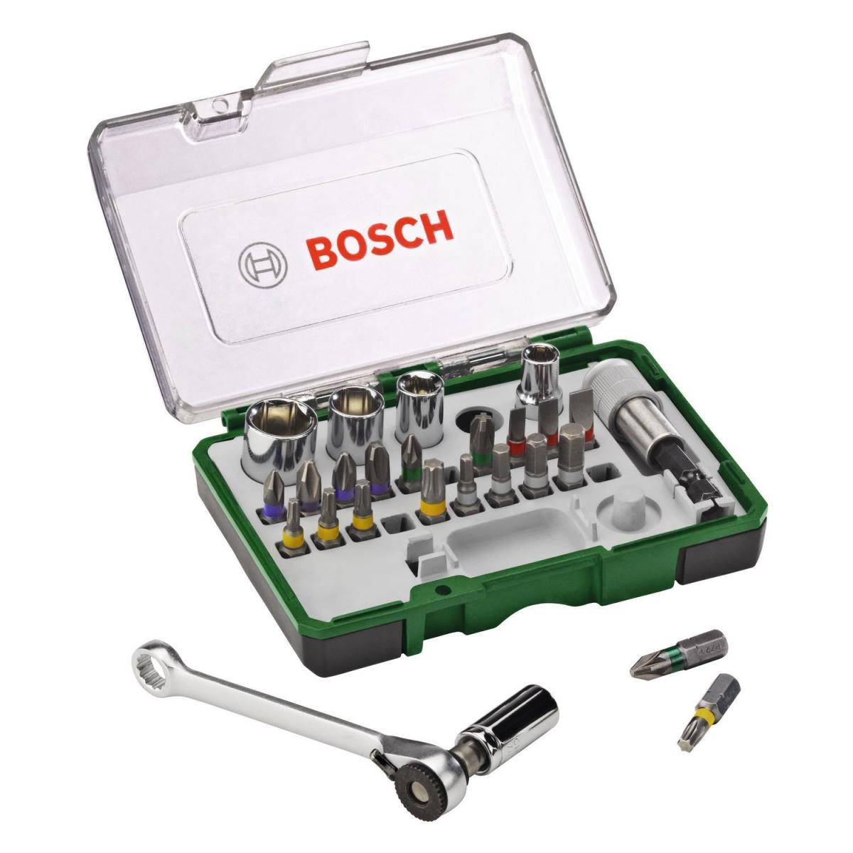 Bosch  Steckschlüssel-Set Promoline mini mit Ratsche 27-teilig | 441087