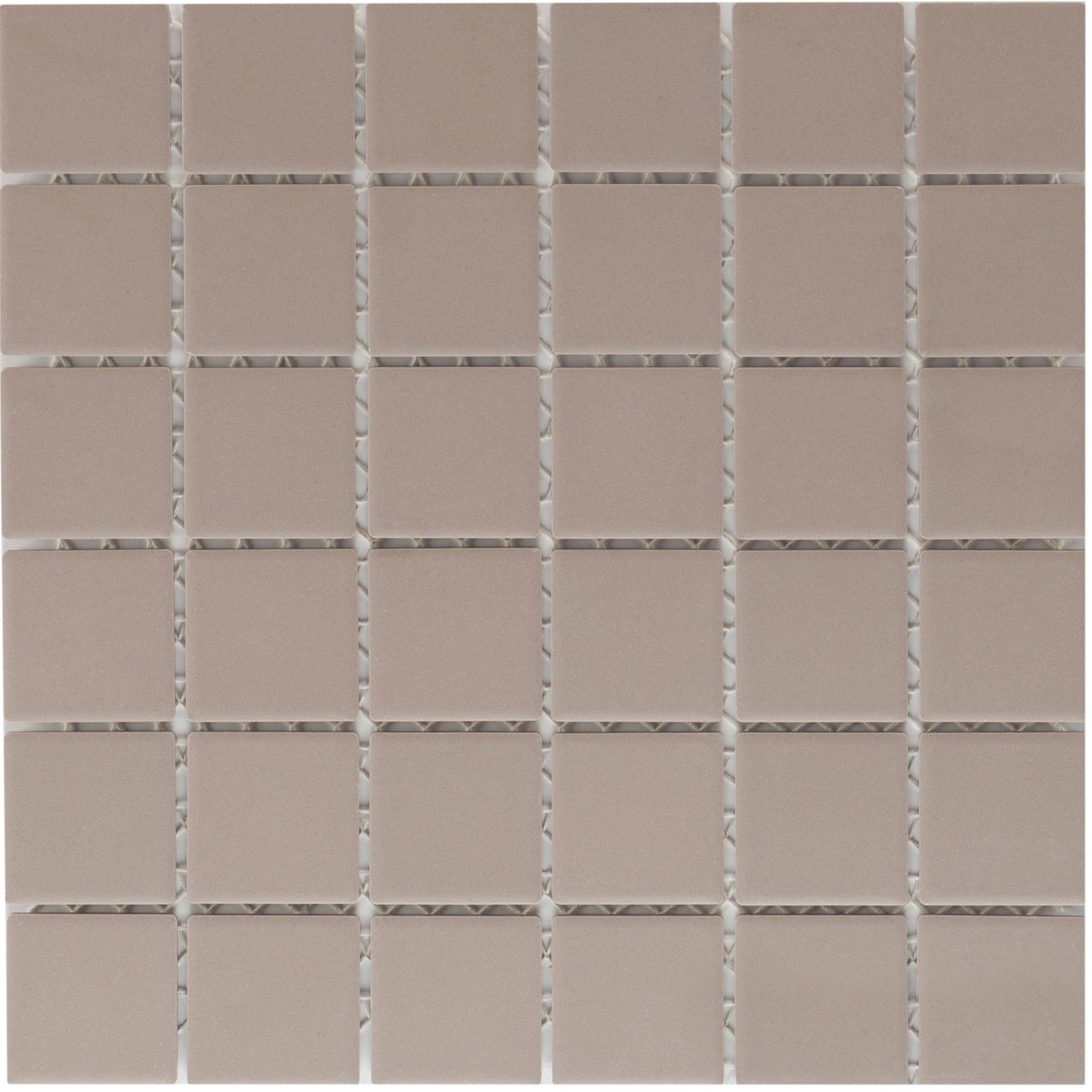 Keramisches Mosaik Antislip Hellgrau unglasiert 30,6 x 30,6 cm | 455577