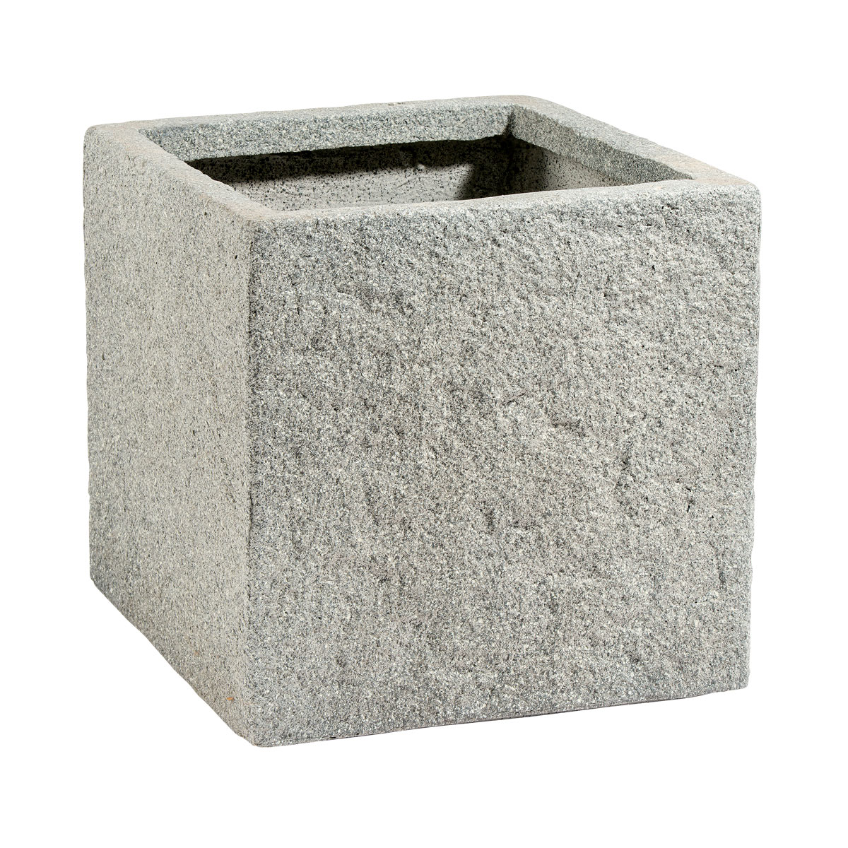 Haveson Fiberglaskübel 50 x 50 cm Natursteinoptik | 50x50 | 48715