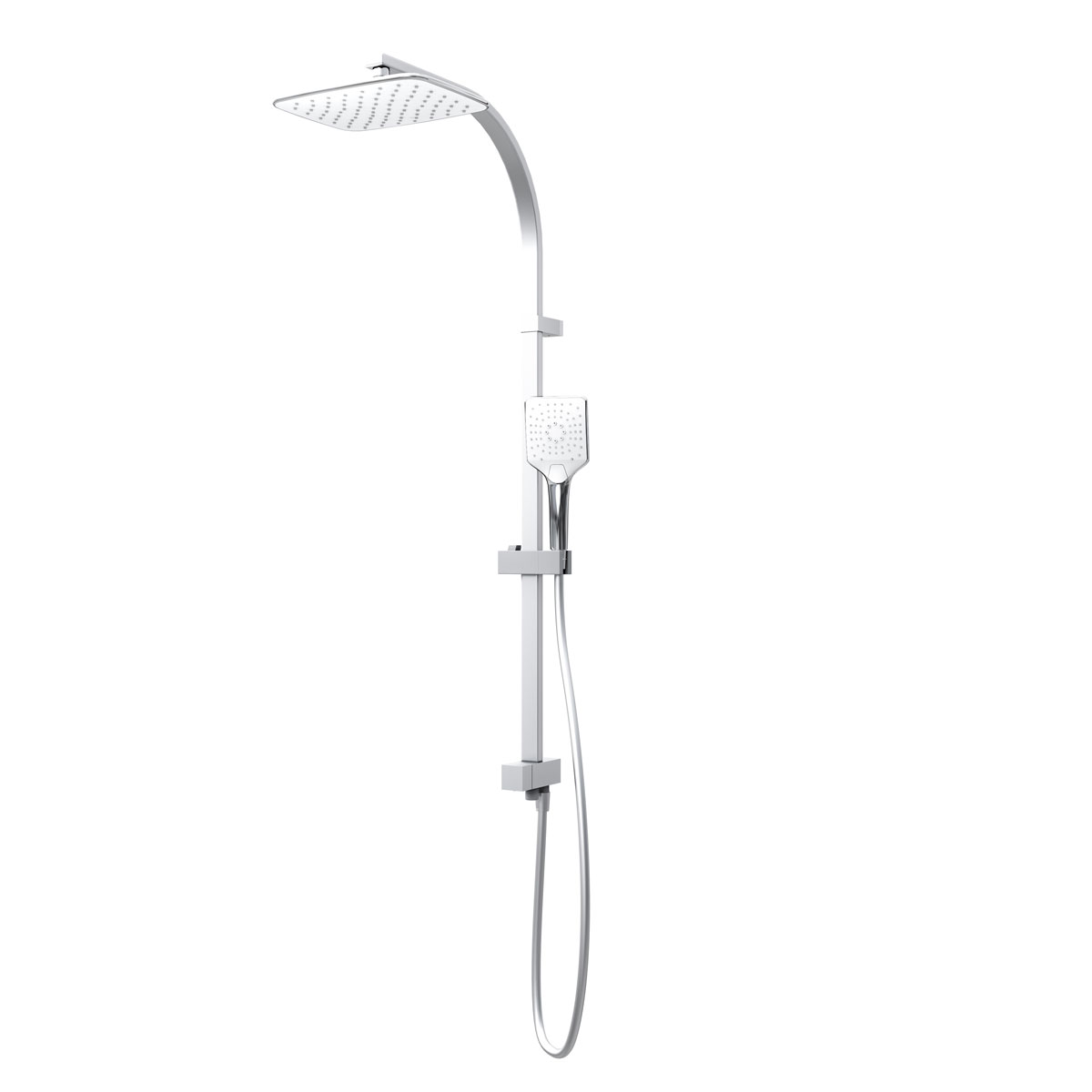 Schulte Duschsystem DuschMaster Rain mit Thermostat chromfarben | 505359
