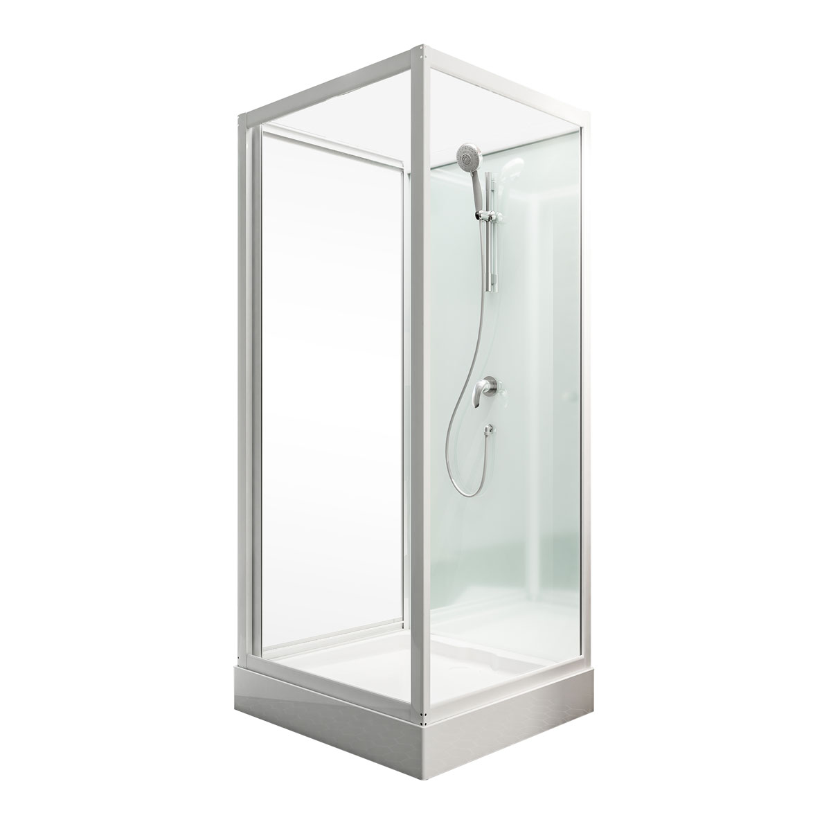 Schulte Wellnesskabine Juist II weiß ESG 5 mm | 505363