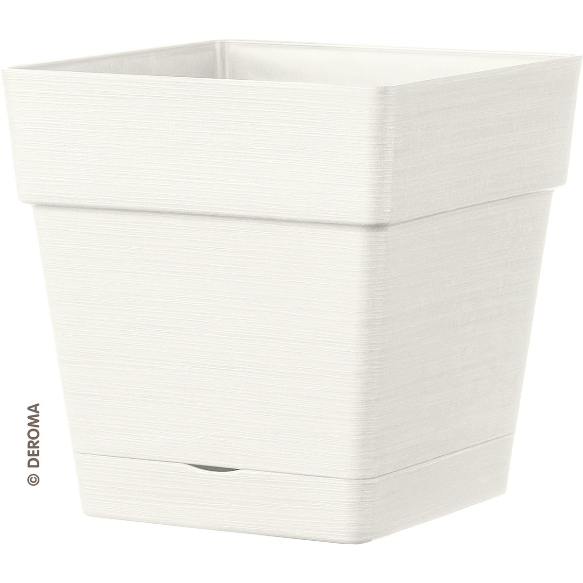 Pflanzkasten Quadro Save R 17 cm weiß | weiß | 521348
