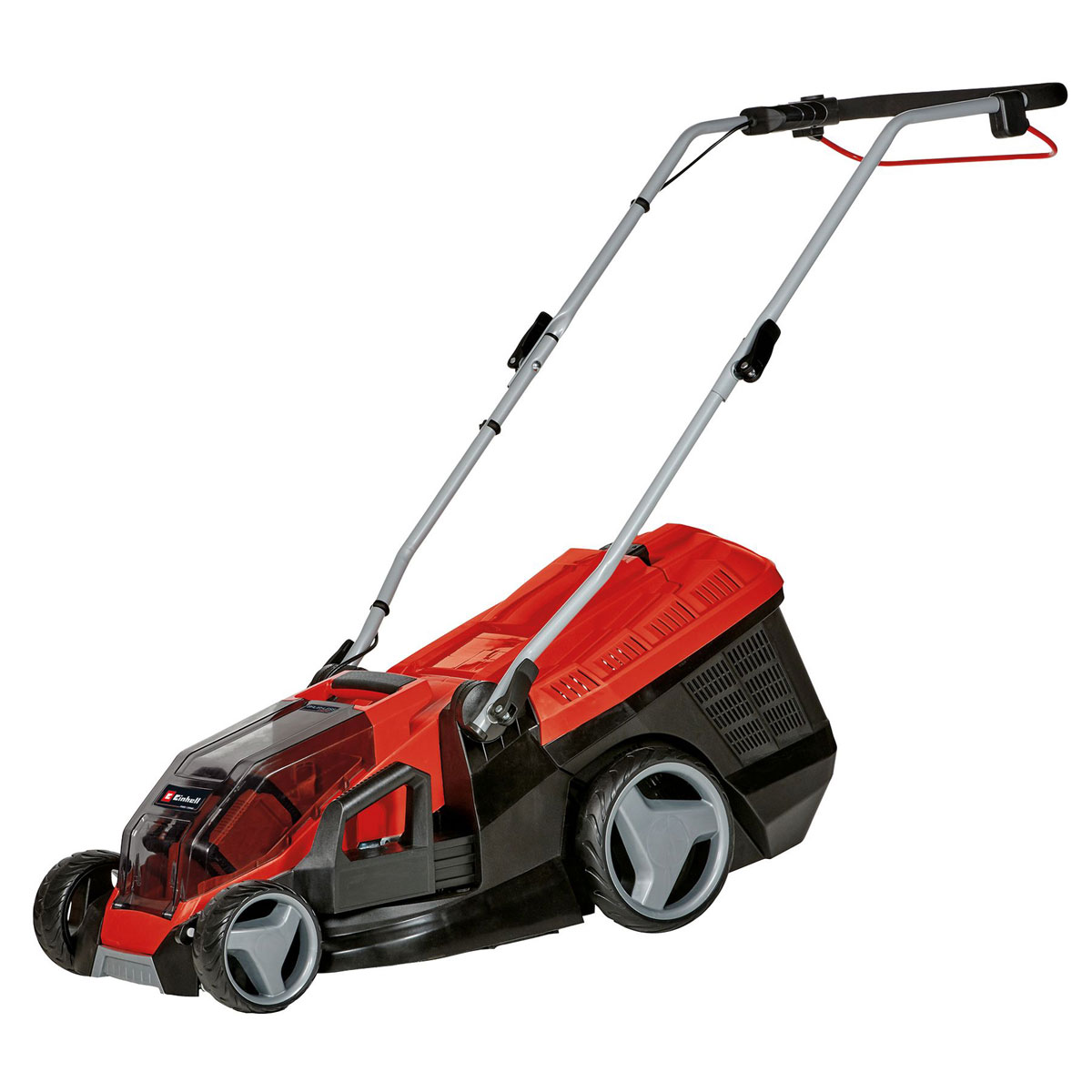 Einhell Akku-Rasenmäher-Set GE-CM 36/36 Li M Kit 4-teilig | 1x Rasenmäher, 2x PXC-Akku, 2x System-Schnellladegeräte, Mulchkit | 523330