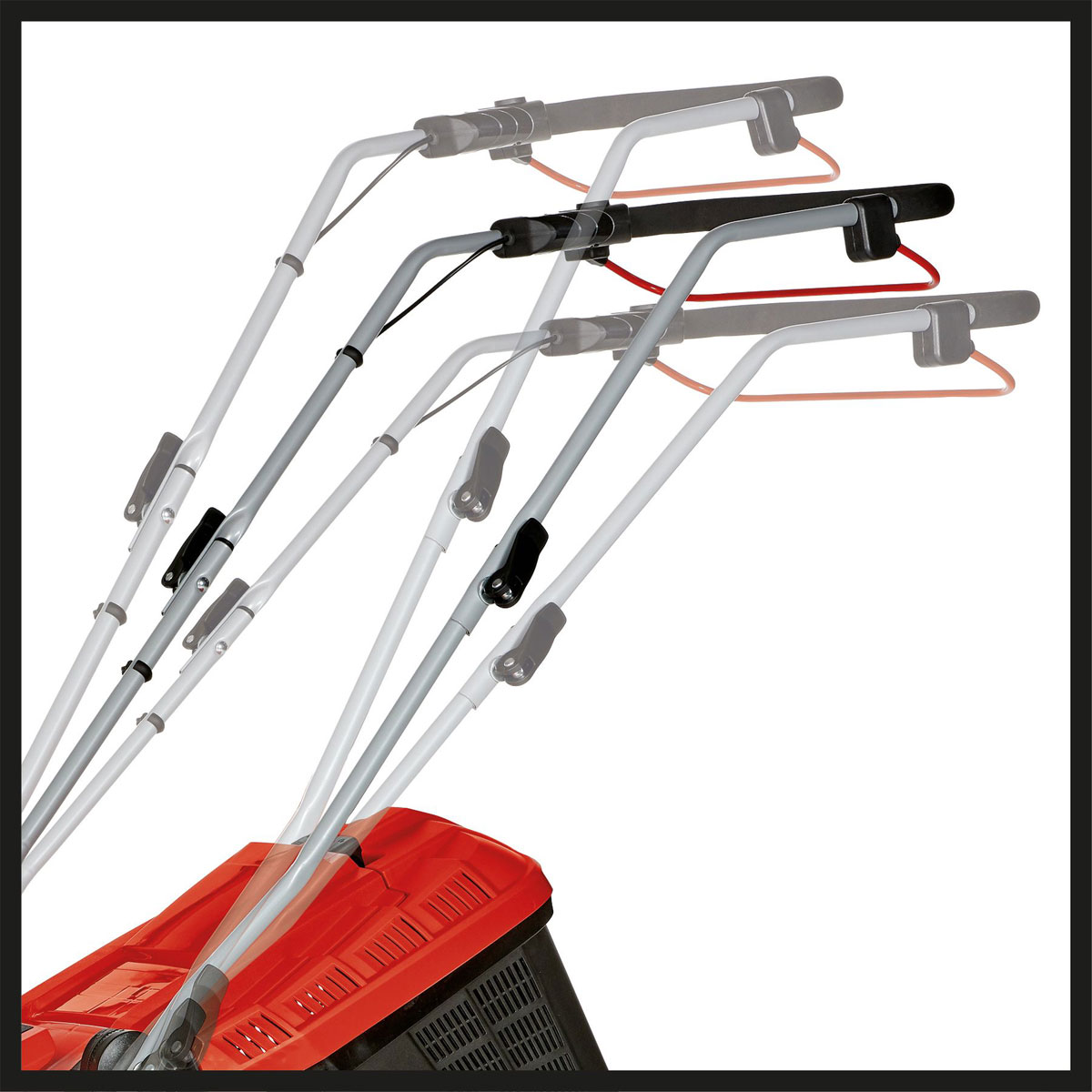 Einhell Akku-Rasenmäher-Set GE-CM 36/36 Li M Kit 4-teilig | 1x Rasenmäher, 2x PXC-Akku, 2x System-Schnellladegeräte, Mulchkit | 523330 – Bild 4