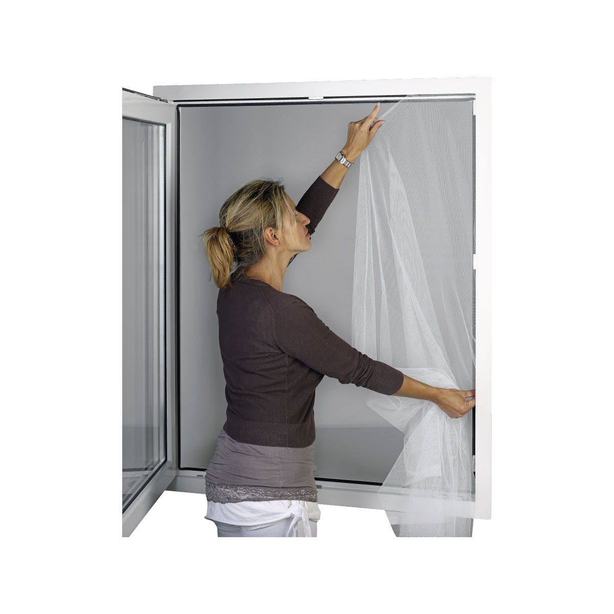 Basic Fliegengitter 130 x 150 cm weiß | 525257