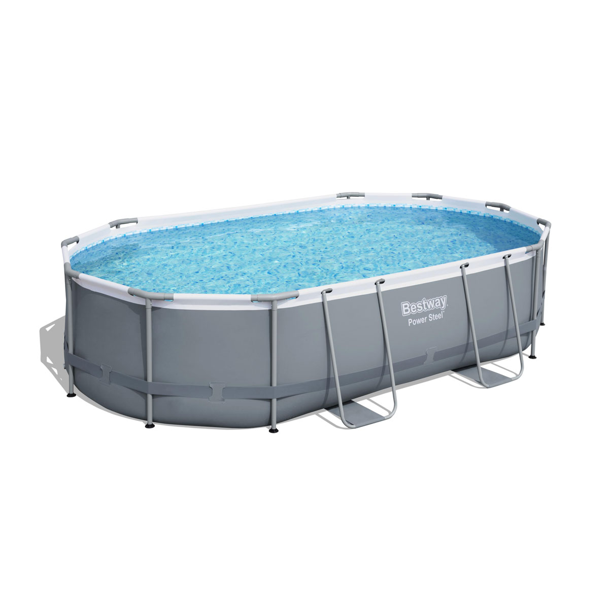Bestway Frame Pool Komplett-Set oval 488 x 305 x 107 cm | 526441