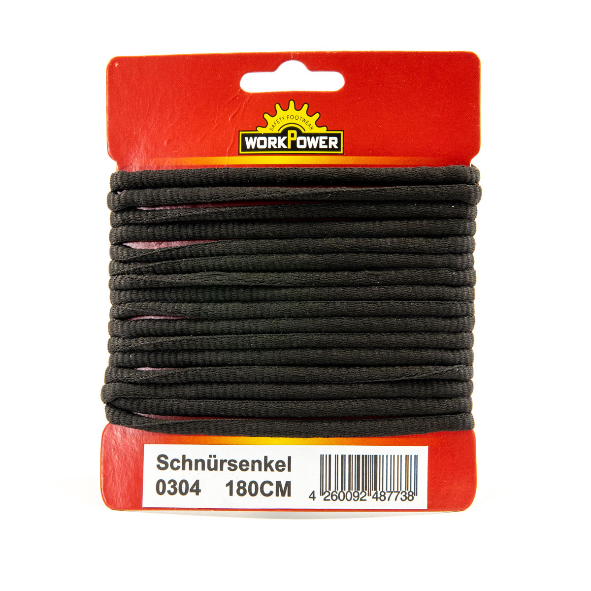WorkPower Schnürsenkel schwarz 180 cm | 180 cm | 528033