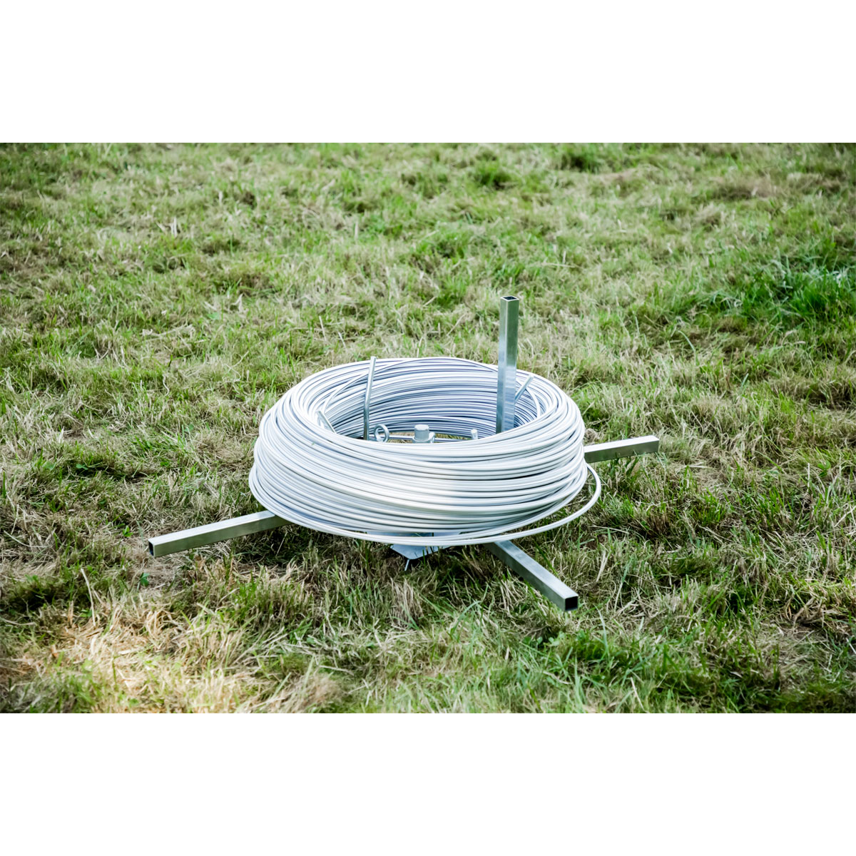 Drahtabroller Vario Durchmesser 30-85 cm silber | 529114