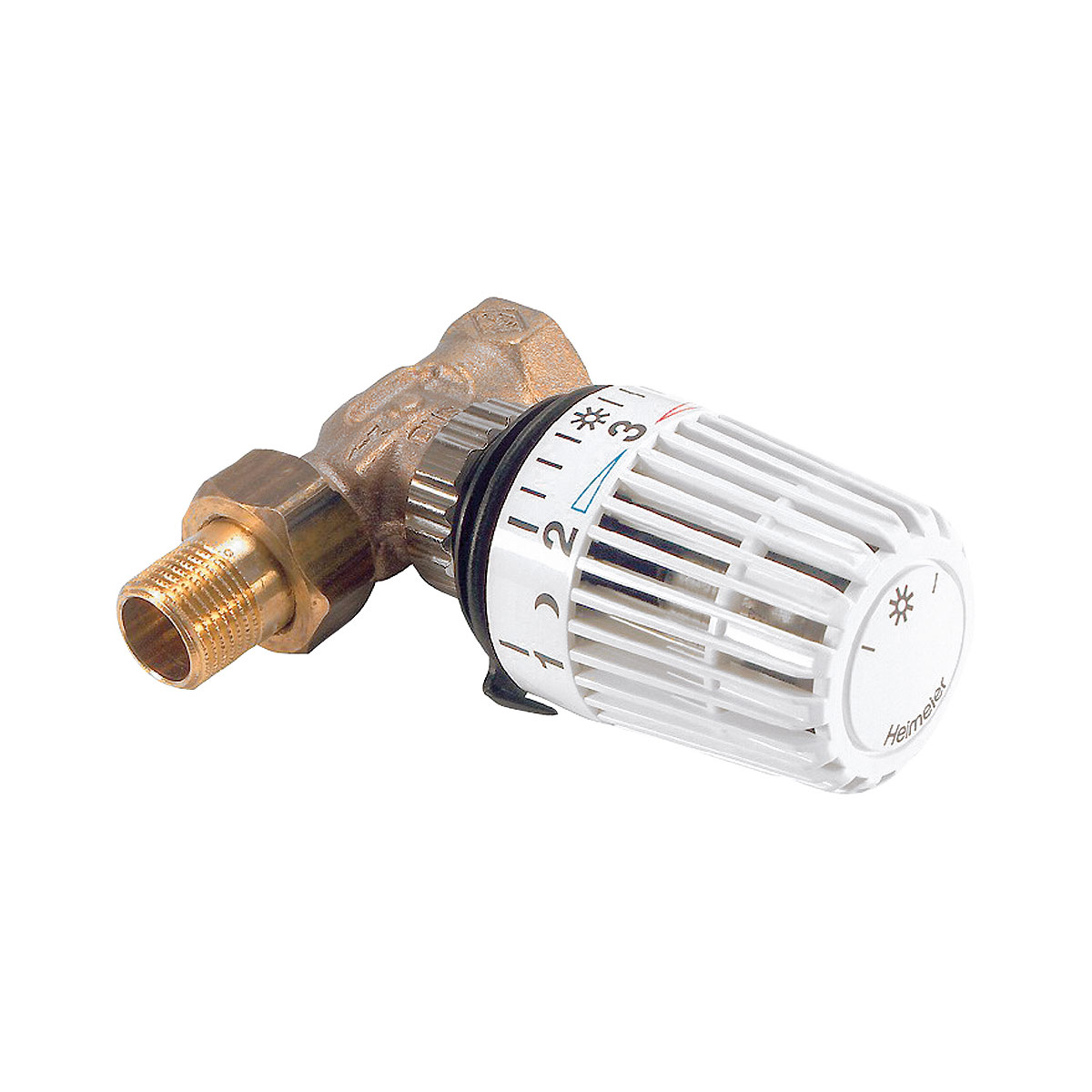 Heimeier Heizkörperthermostat-Set Durchgang 1/2" | 557264