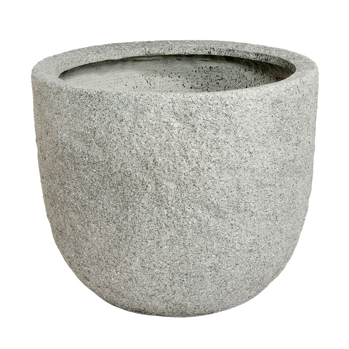 Haveson Fibreclaykübel Durchmesser 45 x 38 cm Natursteinoptik | Ø45x38 | 560716