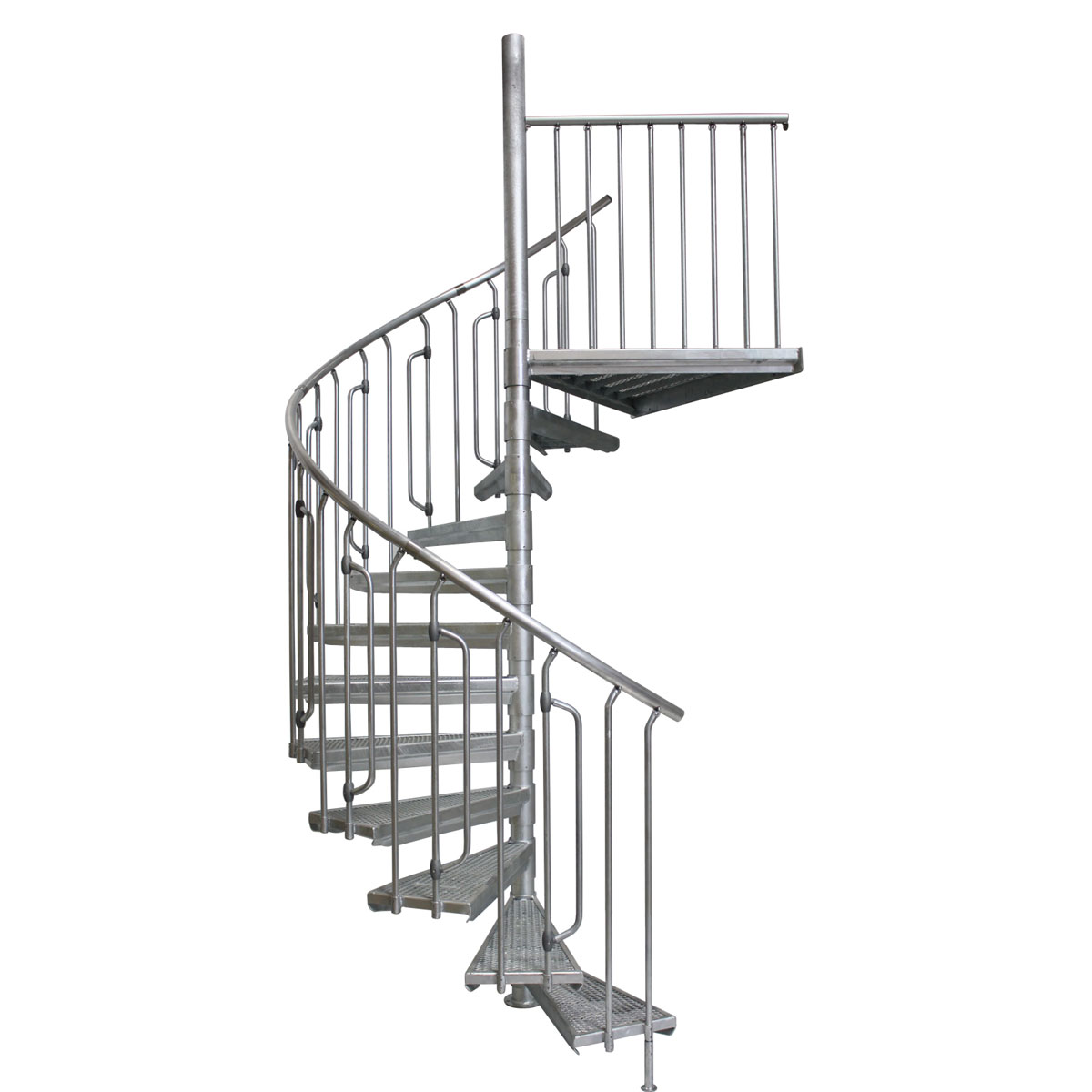 Spindeltreppe Arizona 180 cm 11 Stufen und 1 Podest | 590950