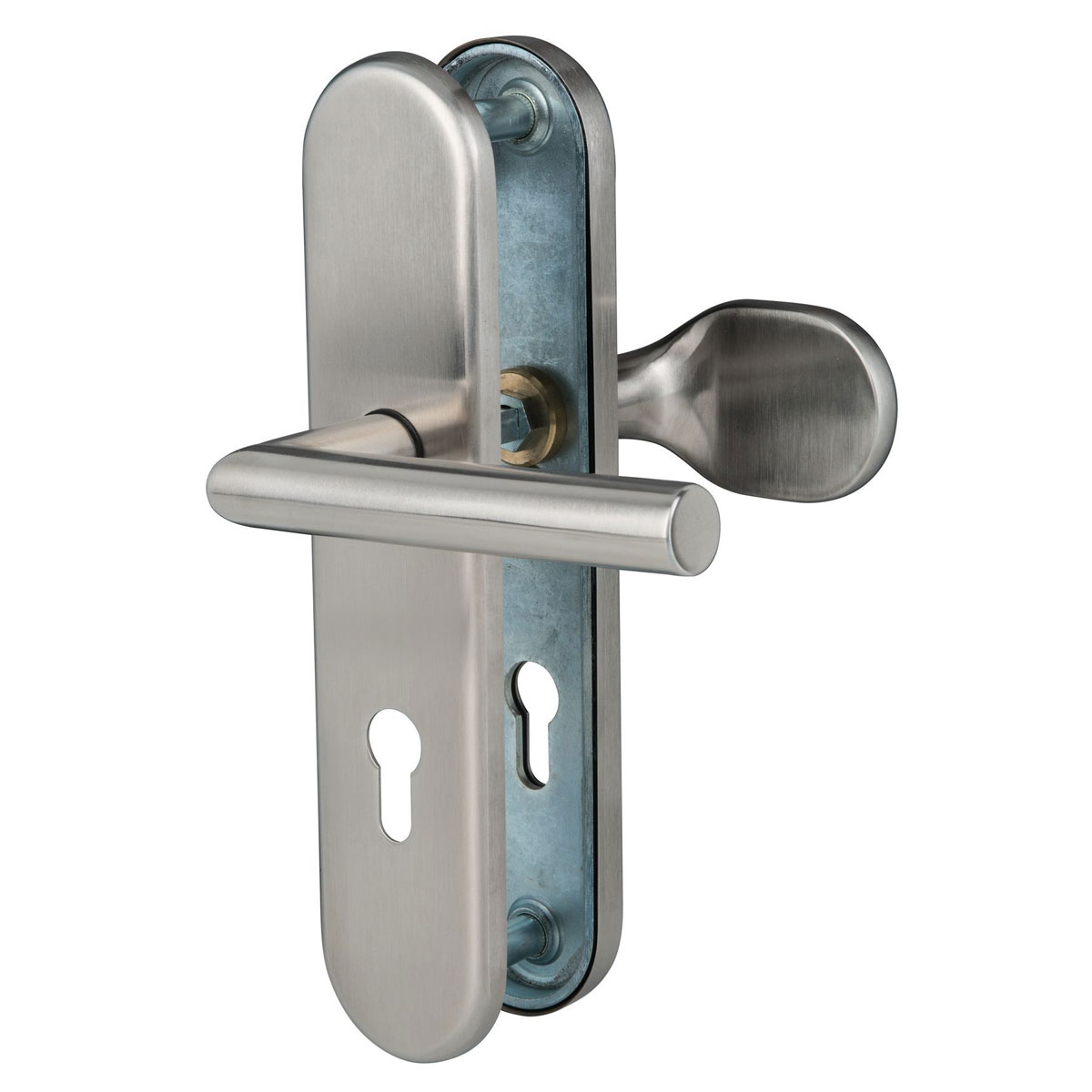 Alpertec Langschildgarnitur 88 mm Edelstahl satiniert | 642979