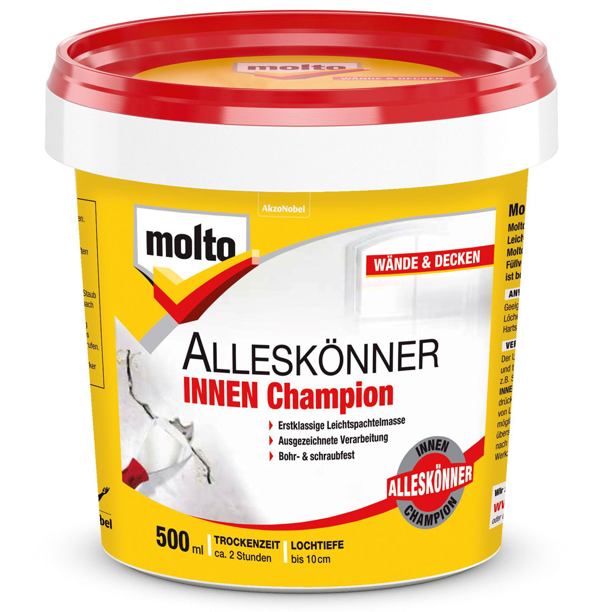 Molto Alleskönner Champion für Innen 0,5 L | 500 | 649945