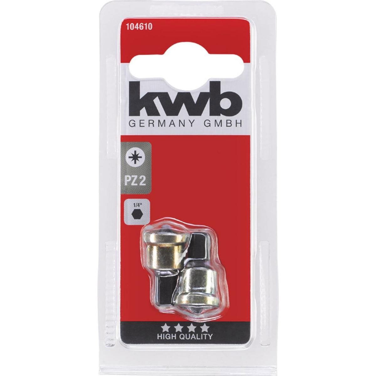 kwb  Trockenbau Bits mit Tiefenstopp 2x PZ 2 | 656075 – Bild 3