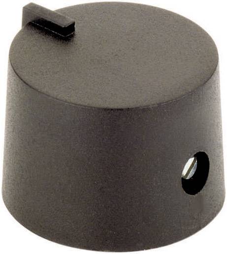 44586321 21/6 SW Drehknopf mit Zeiger Schwarz (Ø x H) 21 mm x 14 mm 1 St.