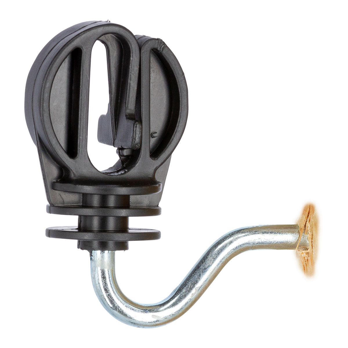 Breitband-Ringisolator Durchmesser 6 mm schwarz für 20 mm | 726003
