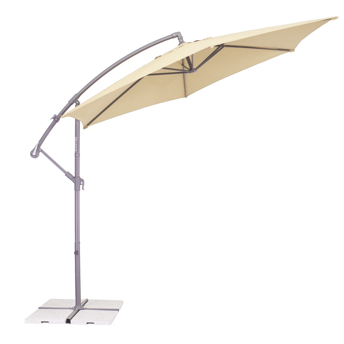 Haveson Ampelschirm Salerno 300 cm Natur | Natur | beige | 730721