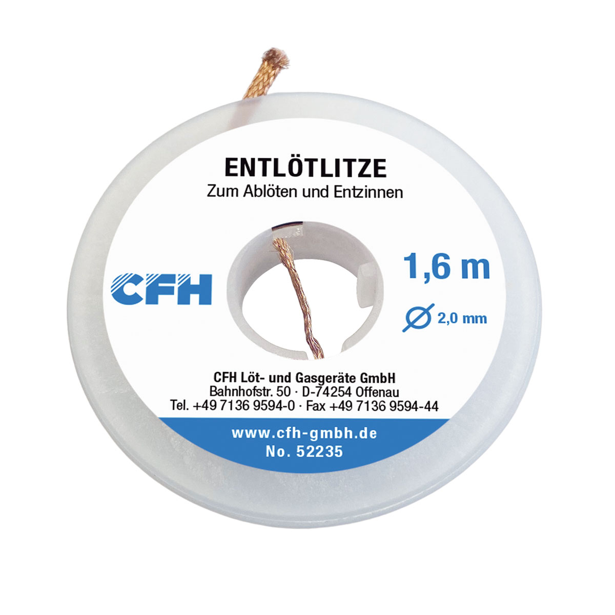 CFH Entlötlitze EL 235 | 743060