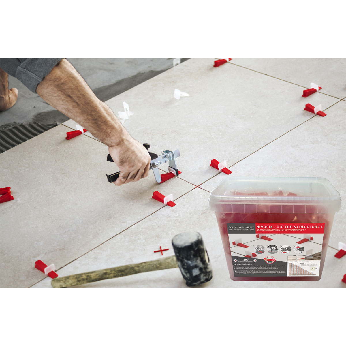 Fliesenverlege-Set 201-teilig | 800793