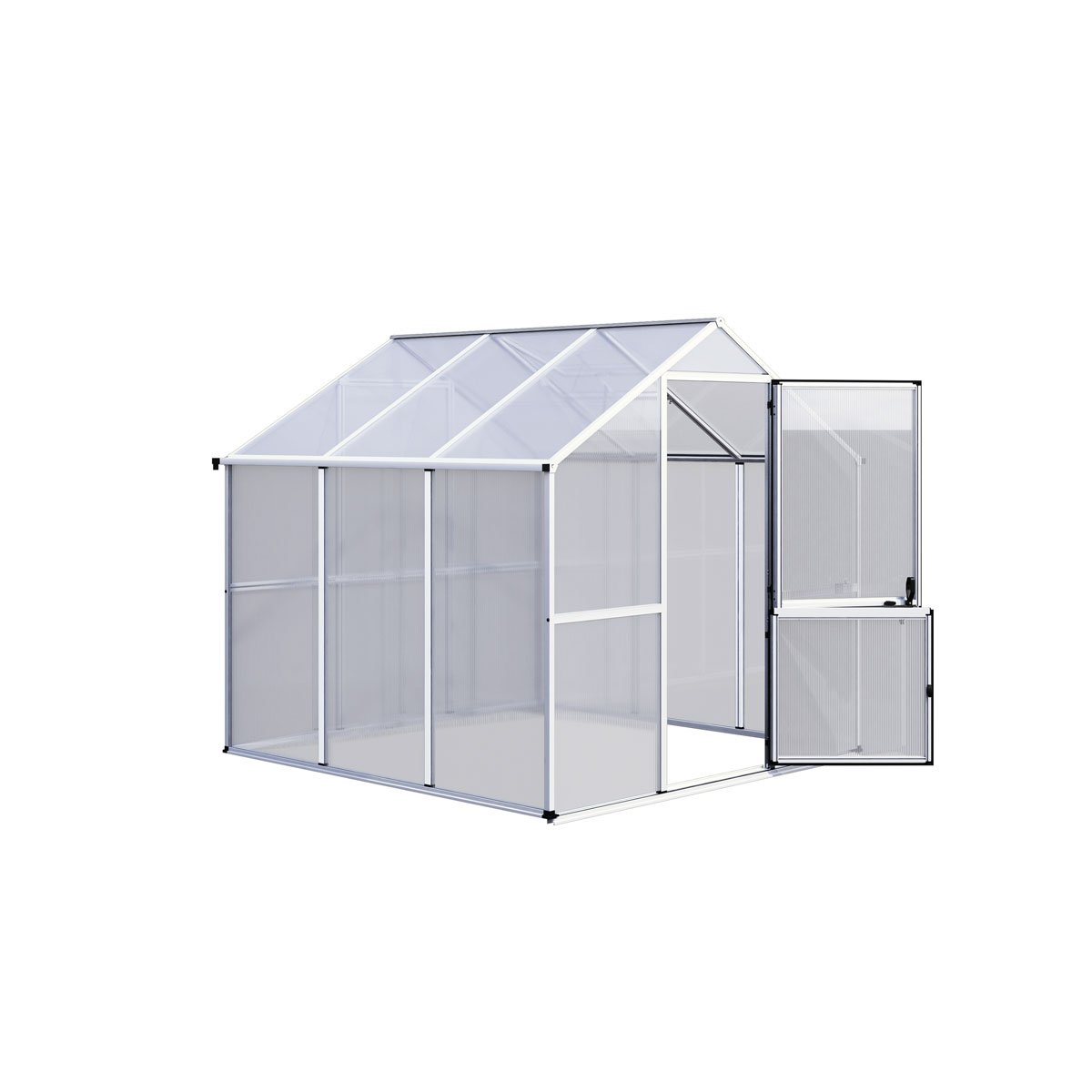 KGT Gewächshaus Callas III 5m² silber | 806108