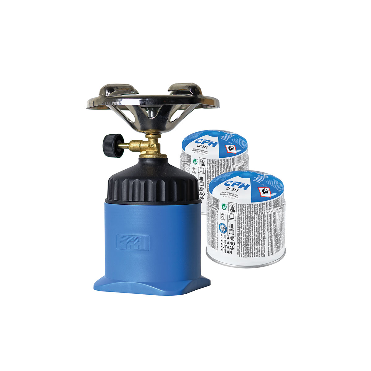 CFH Kartuschenkocher-Set Happy Camper Star 3-teilig | 846399