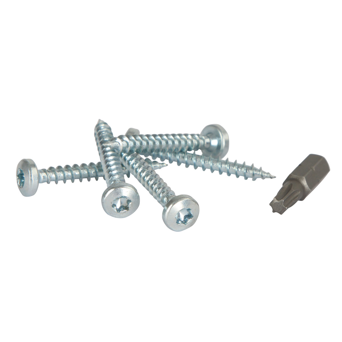 Holzschraube 4,5 x 35 mm mit Bit-Einsatz 100 Stück | 860724