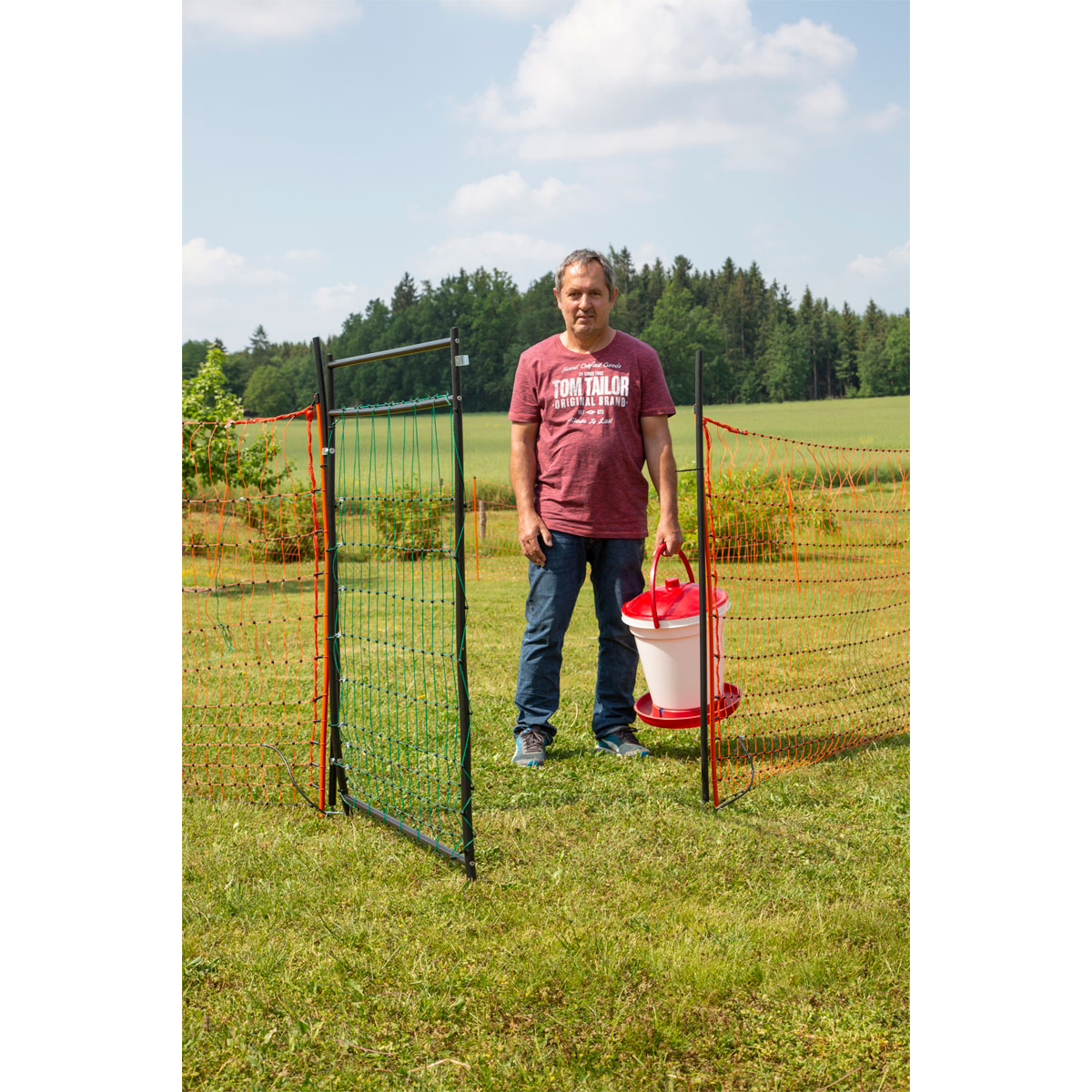 Tor für Elektrozaunnetze 86 x 125 cm grün | 86x125 | 860785 – Bild 3