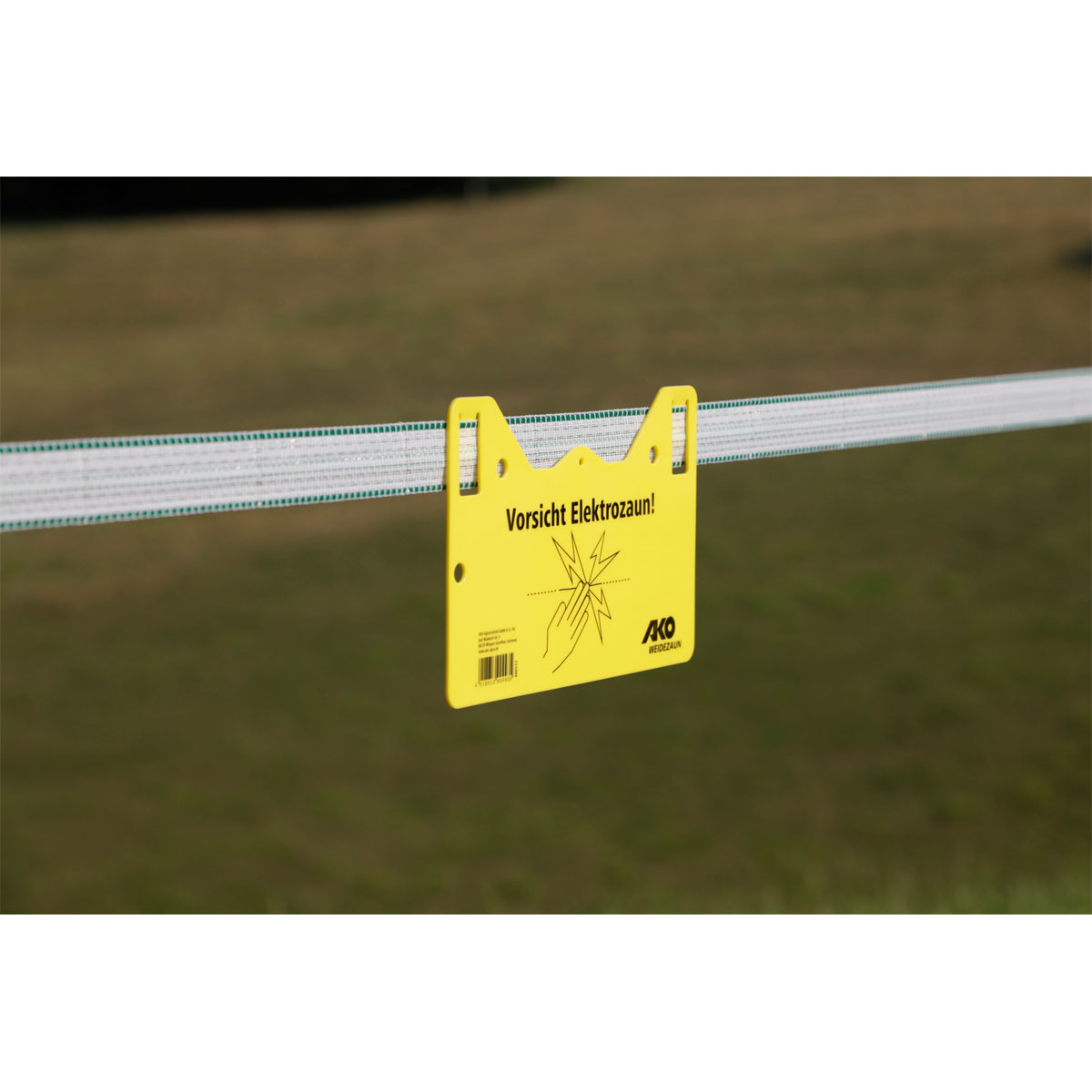 Warnschild beschriftet 26 x 15 cm gelb | 860822