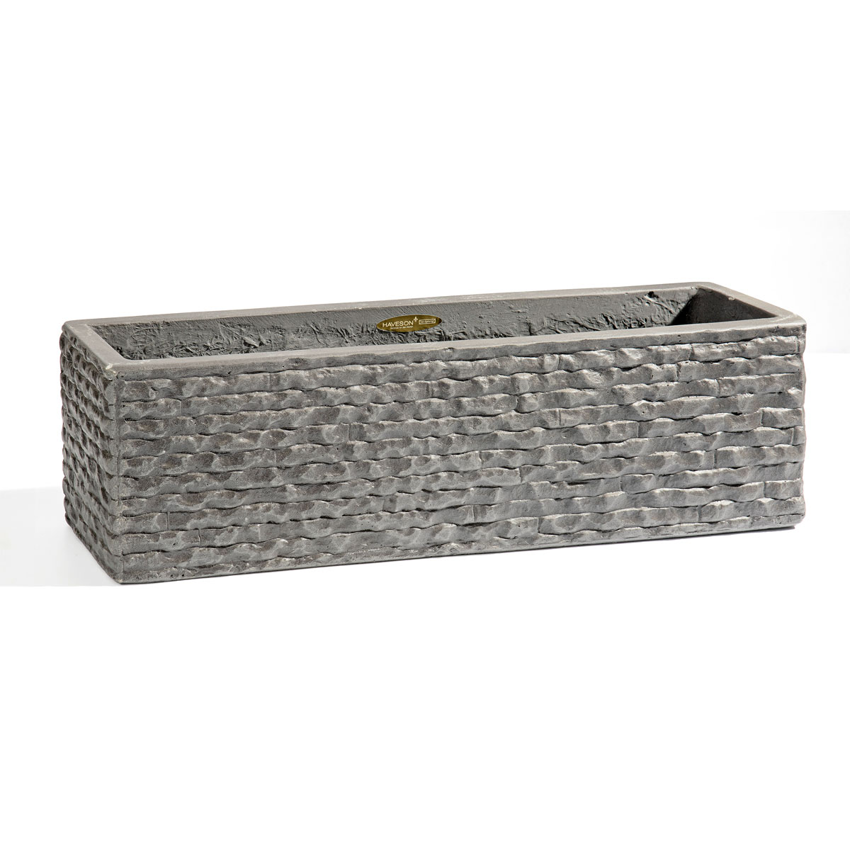 Haveson Pflanzkasten Klinkeroptik Light 17 x 17 x 60 cm cement | 867731