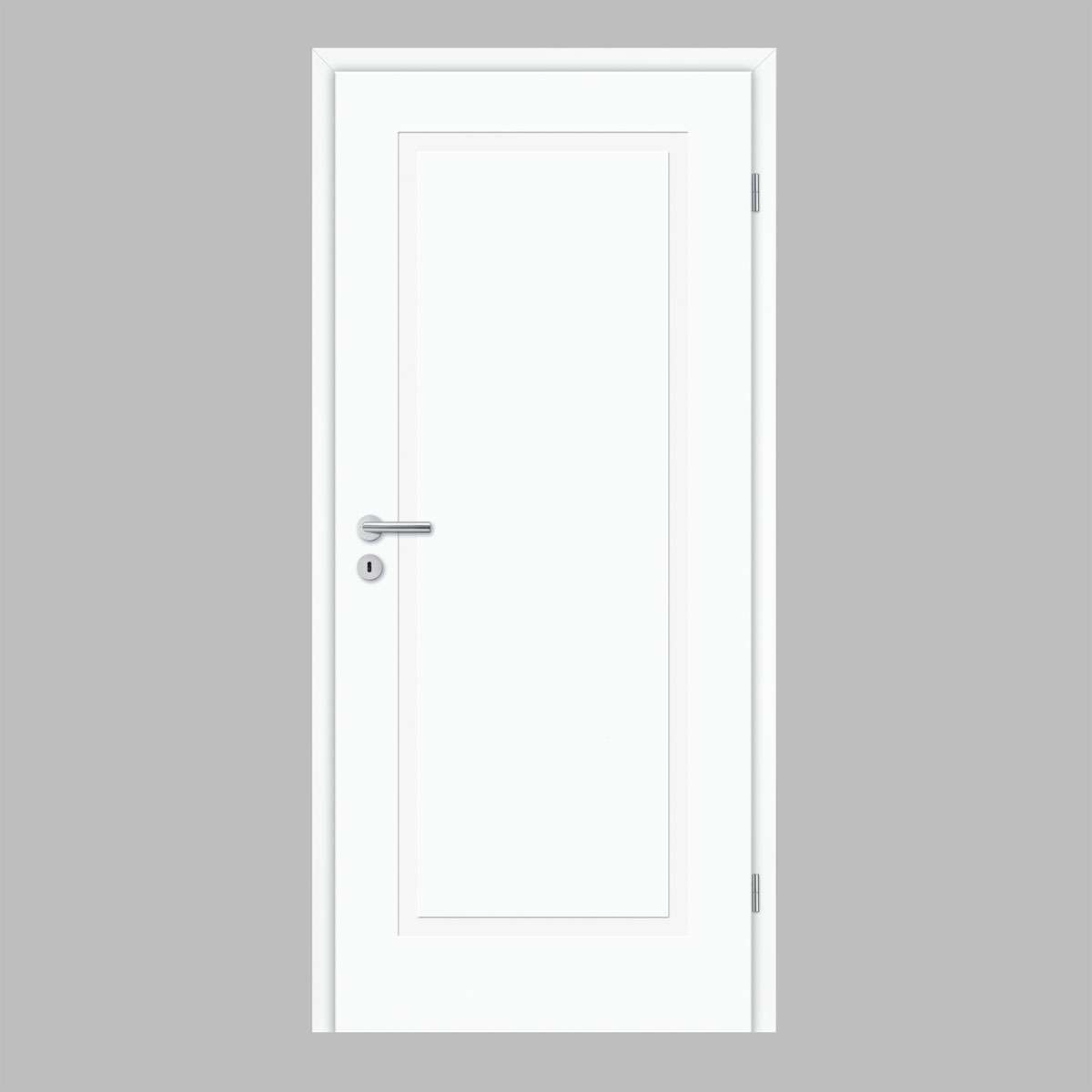 Borne Zimmertür Lusso 01 198,5 x 73,5 cm design-weiß rechts | 73,5 | rechts | 869273