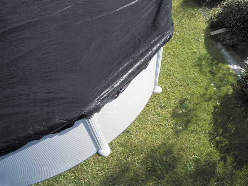 Abdeckung fu00fcr Gre Ovalpools 800 x 470 cm