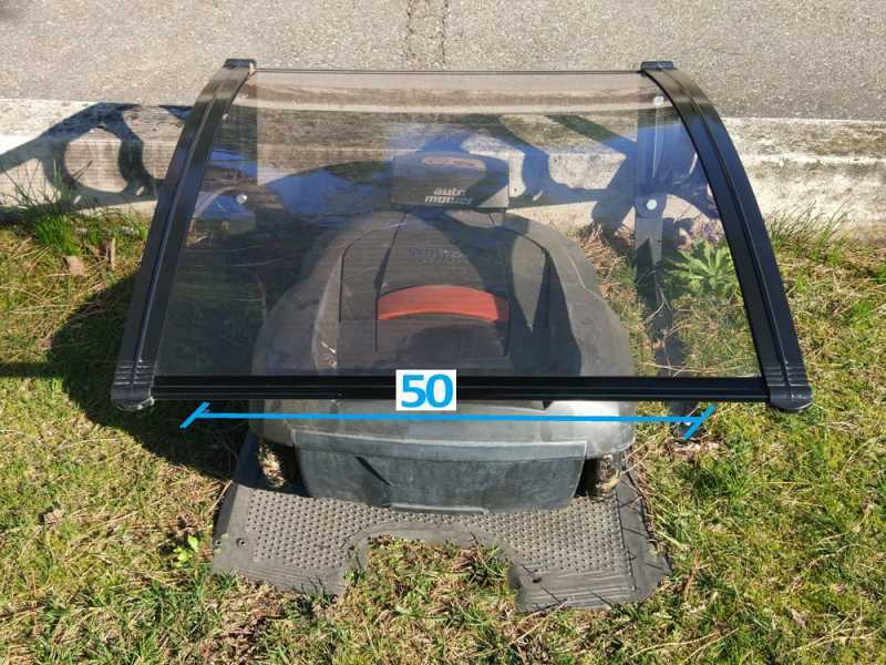Abdeckung fu00fcr Ladestation fu00fcr Mu00e4hroboter, universell, aus Polykarbonat - Medium