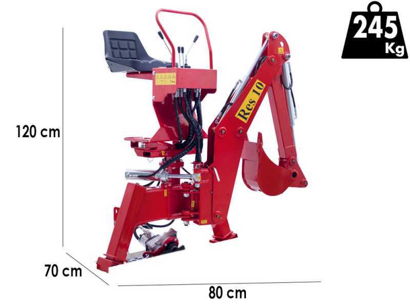 AgriEuro Top Line RES10 - Heckbagger fu00fcr Traktor
