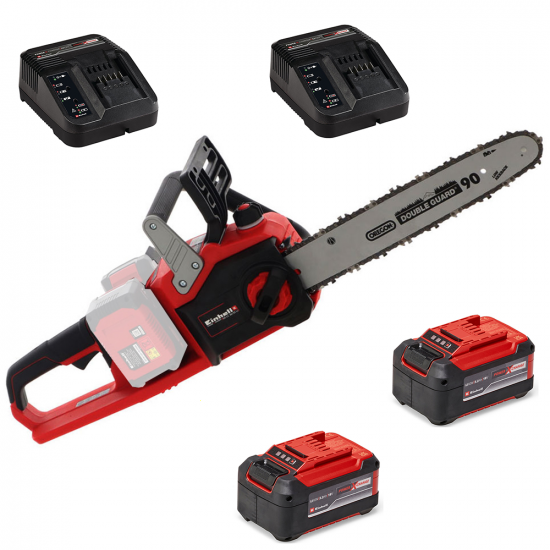 Akku-Kettensu00e4ge Einhell GE-LC 36/35 Li - zwei 5.2Ah 18V Akkus