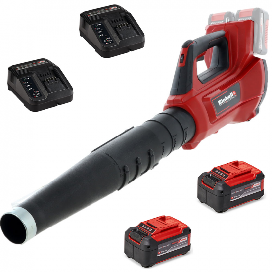 Akku Laubblu00e4ser Einhell TURBO GE-LB 36/210 Li E - 2x 18V 5.2Ah