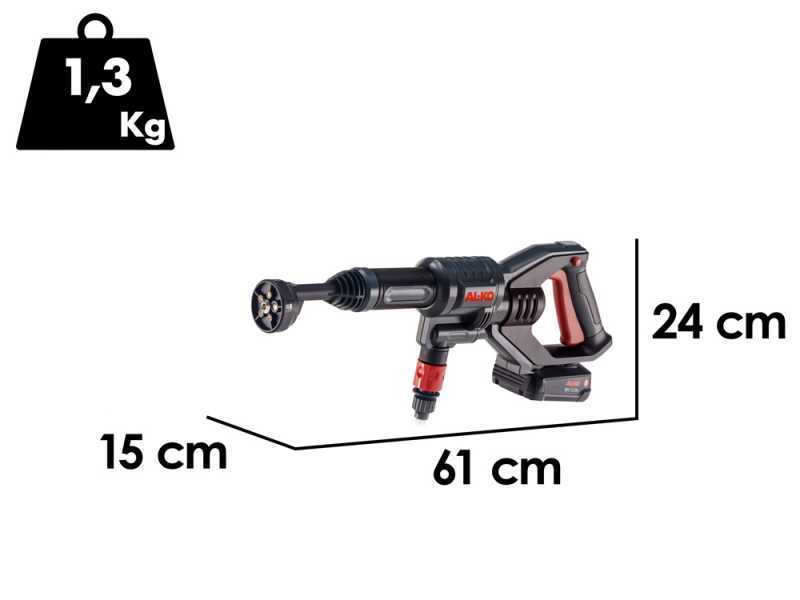 AL-KO PW 1850- Akku Hockdruckpistole - 18V/2,5Ah