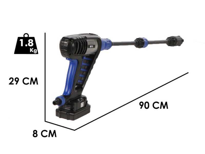 Annovi & Reverberi AR BC 250 DSS - Akku Hochdruckpistole - 24 Bar - 18V 2.5Ah