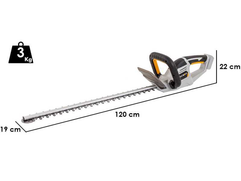 Batavia 7064547 - Akku-Heckenschere mit Messer 61 cm - OHNE AKKU UND LADEGERu00c4T