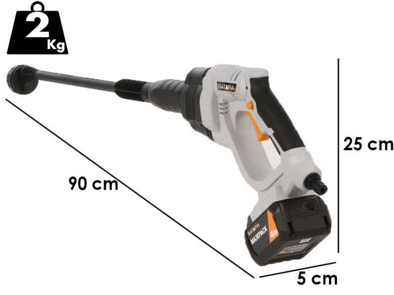 Batavia NEXXFORCE 7064735 - Hochdruckreinigungspistole - 18V 4Ah