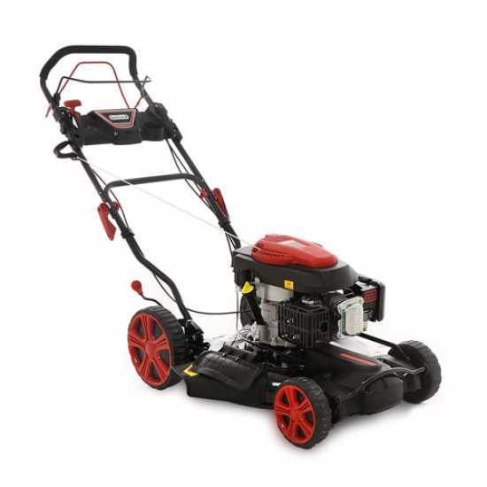 Benzin Rasenmu00e4her GeoTech M510 MSWG-T680 TX - mit Radantrieb