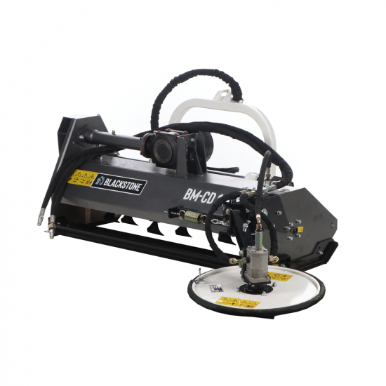 Blackstone BM-CD 120 - Mulcher fu00fcr Traktoren - Schwenkscheibe - mittelschwere Baureihe - hydraulische Verschiebung