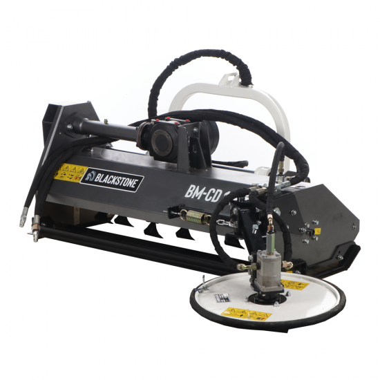 Blackstone BM-CD 160 - Mulcher fu00fcr Traktoren - Schwenkscheibe - mittelschwere Baureihe - hydraulische Verschiebung