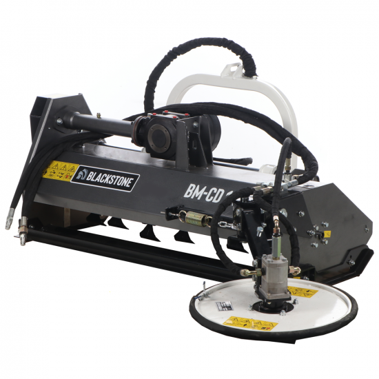 BlackStone BM-CD 180 - Schlegelmulcher fu00fcr Traktor - Zwischenreihenscheibe - mittlere Reihe - hydraulische Seitenverschiebung