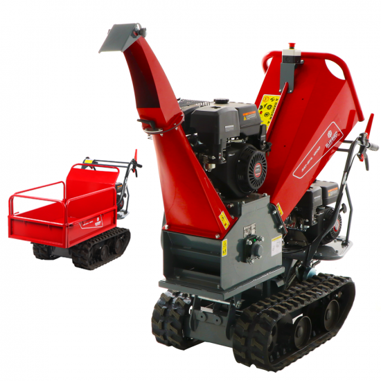 Blue Bird 310-SHL 1200 - Hu00e4cksler mit Raupenantrieb und Motorschubkarre  -  Loncin G420F Motor