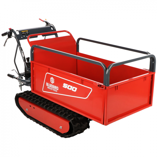 Blue Bird Carrier 500 -  Ausziehbare Raupenschubkarre - Tragfu00e4higkeit 500 Kg