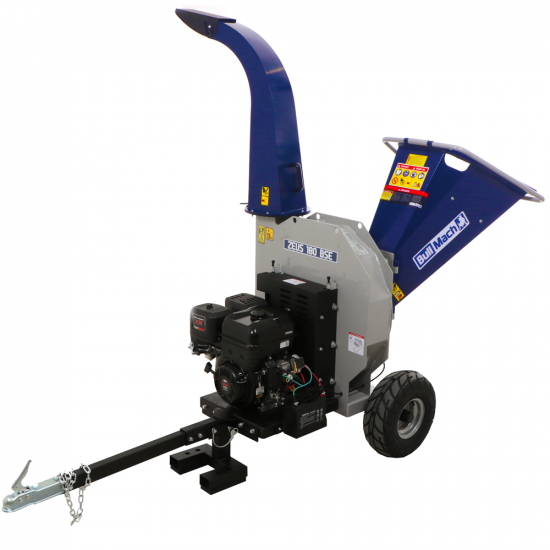 BullMach ZEUS 180 BSE  - Hu00e4cksler mit Anhu00e4ngerkupplung - Briggs & Stratton 420 cmu00b3 mit Elektrostarter