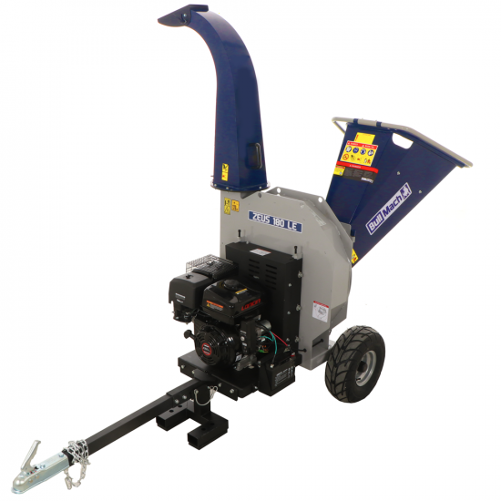 BullMach ZEUS 180 LE - Benzin-Hu00e4cksler mit Anhu00e4ngerkupplung - Loncin 420 cmu00b3 -  E-Starter